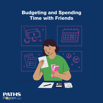 Budgeting and spending time with friends image
